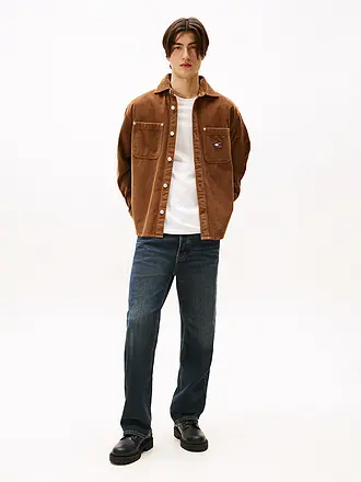 TOMMY JEANS | Overshirt | hellbraun